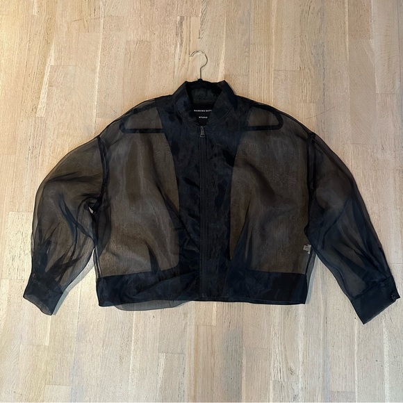Massimo Dutti Organza Bomber Jacket S - STUDIO - Picture 11 of 16